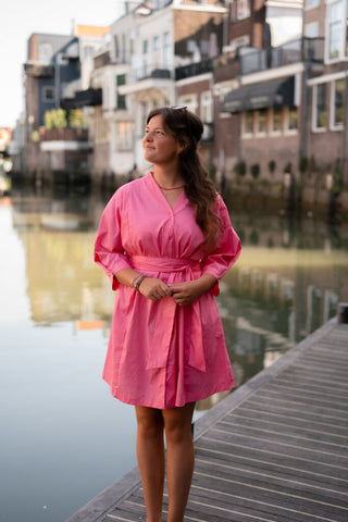 Azzurro 8614 dress coco barbiepink – foto 3