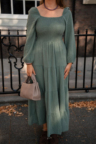 Coton dress CJ guusje army