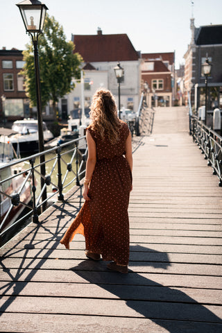 Azzurro 94122 skirt dots maartje brown
