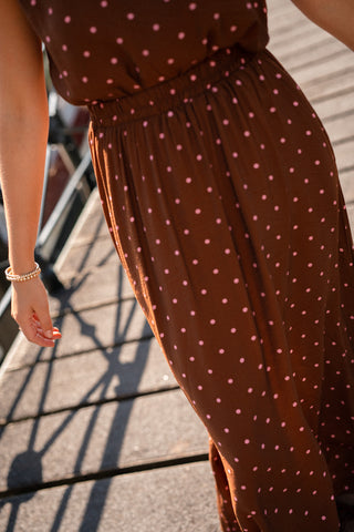Azzurro 94122 skirt dots maartje brown
