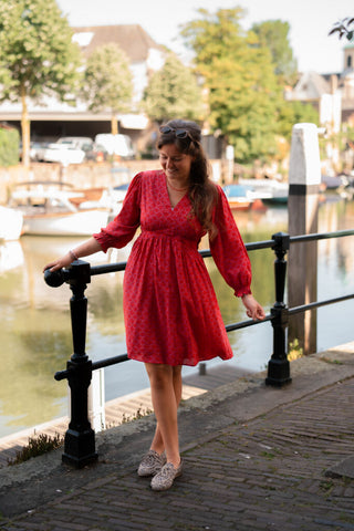 Azzurro 95243 dress sevilla red