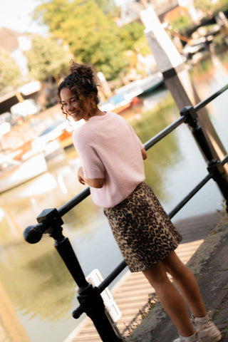 Azzurro 94106 skirt denim leopard – foto 2