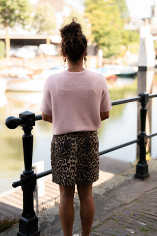 Azzurro 94106 skirt denim leopard – foto 4