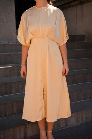 Azzurro 95225 dress satin ella yellow – foto 2