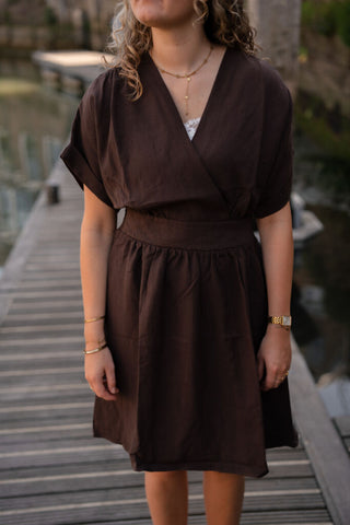 Azzurro 95265 dress florence brown – foto 4
