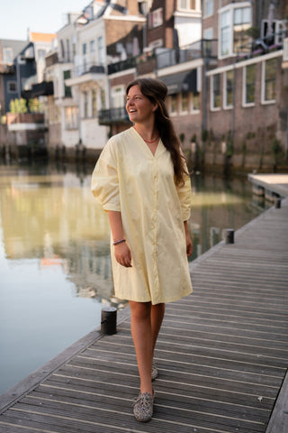 Azzurro 8614 dress coco yellow – foto 3