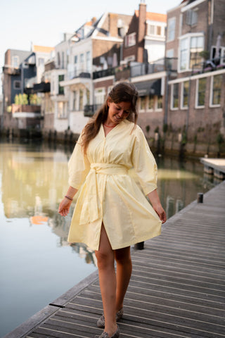 Azzurro 8614 dress coco yellow – foto 6