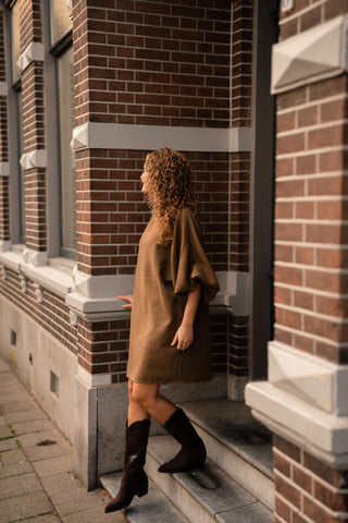 dress bowie olive