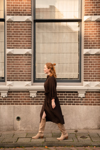 AMELIE&AMELIE dress long brown