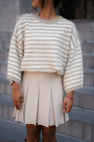 gimme tee stripe beige