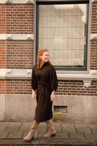 AMELIE&AMELIE dress long brown