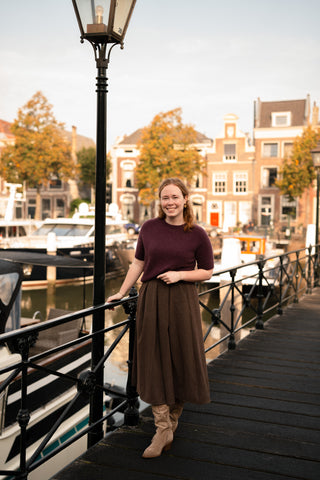 Skirt Fiona brown