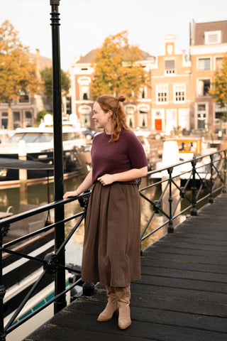 Skirt Fiona brown