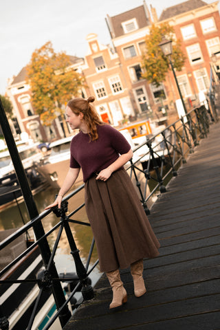Skirt Fiona brown