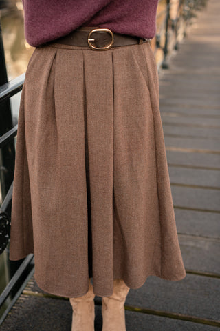 Skirt Fiona brown