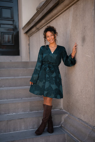 FREEBIRD Danina dress green