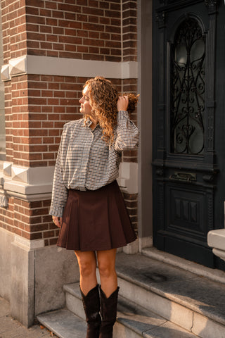 Lulu tennis skirt wine