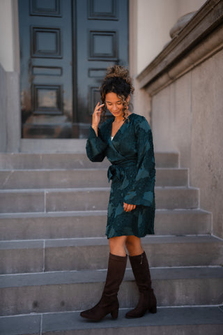 FREEBIRD Danina dress green