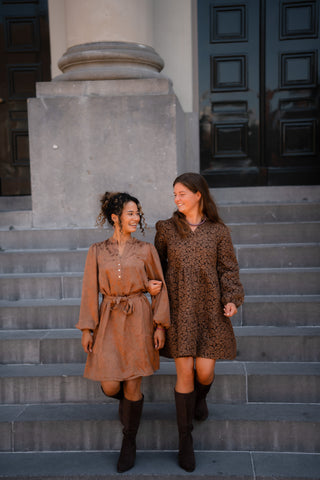 FREEBIRD Dya dress cinnamon
