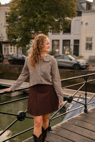 Lulu tennis skirt wine