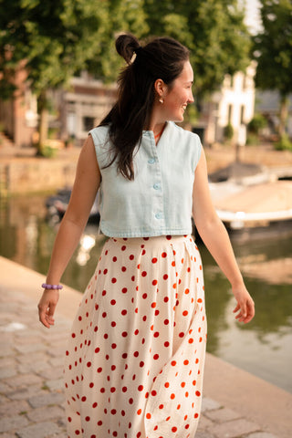 2699 milo skirt mirjam orange dot – foto 3
