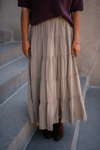 skirt vic boe taupe