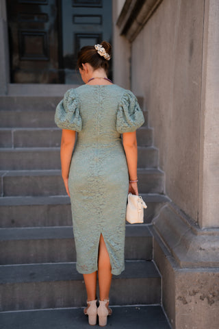 FREEBIRD Danee dress mint lace