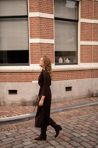 Freebird devoted choco dress
