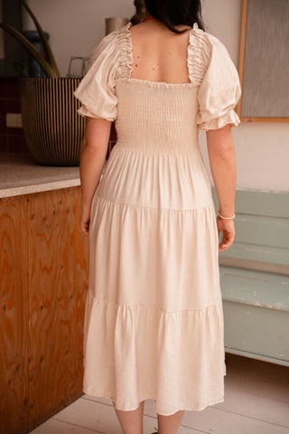saar dress beige – foto 4