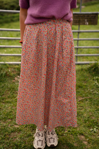 april 6637 skirt lente fuchsia long – foto 2