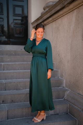 FREEBIRD Domia dress satin petrol