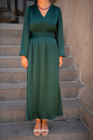 FREEBIRD Domia dress satin petrol