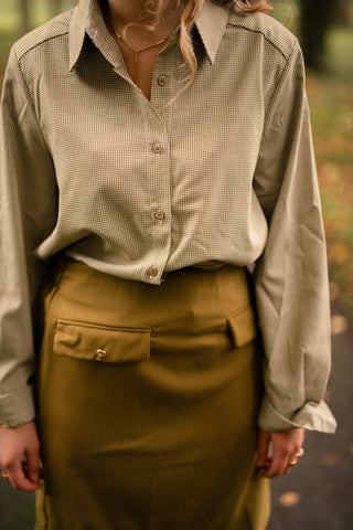 blouse azzurro block 284 green