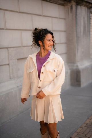 beige jacket Laura
