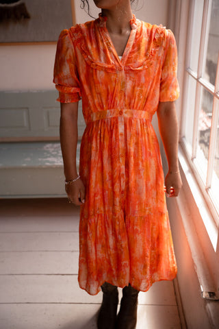 95249 azzurro dress orange/pink wedding – foto 3