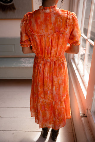 95249 azzurro dress orange/pink wedding – foto 4