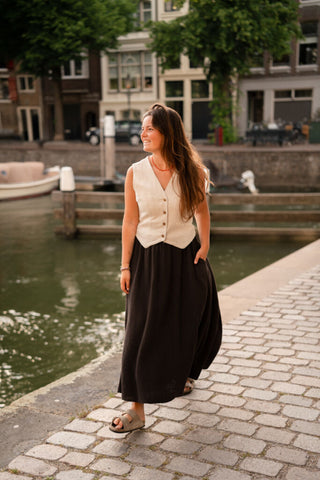 elenza 2899 gilet beige – foto 2
