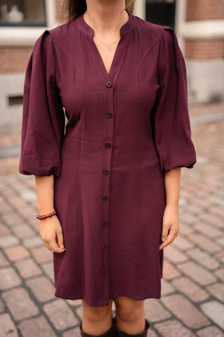 AMELIE&AMELIE dress aubergine