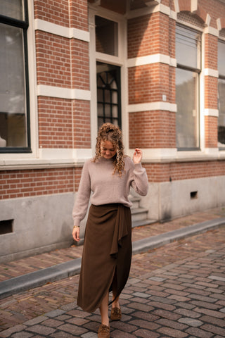 AMELIE&AMELIE skirt brown Claire