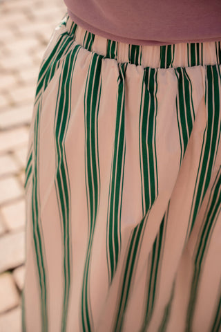 81516 skirt green/white marthe – foto 3
