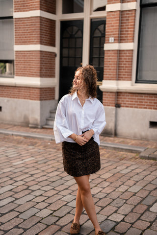 Basic blouse white Iris