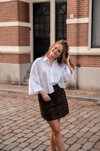 Basic blouse white Iris