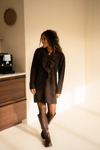 dress bisou 7082 brown