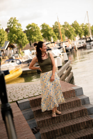 6783 skirt loredo blue flower – foto 3