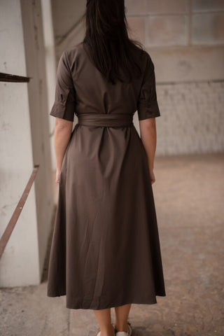 CTN oo8 dress blouse Ann coffee – foto 2