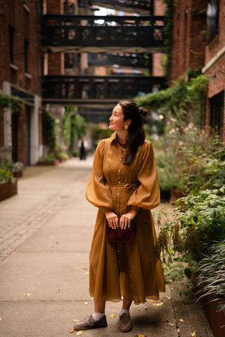 dress Ella olive chic
