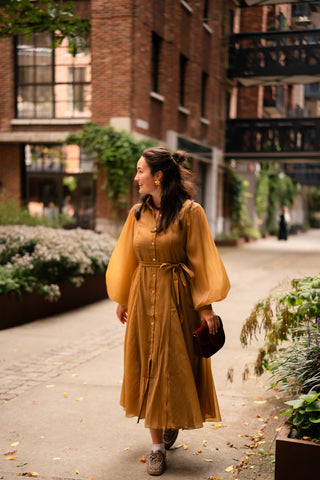 dress Ella olive chic