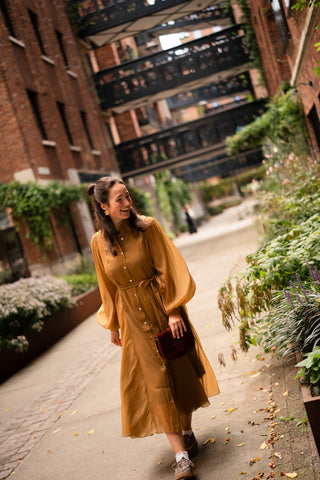 dress Ella olive chic