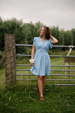 8756 azzurro fiona dress blue