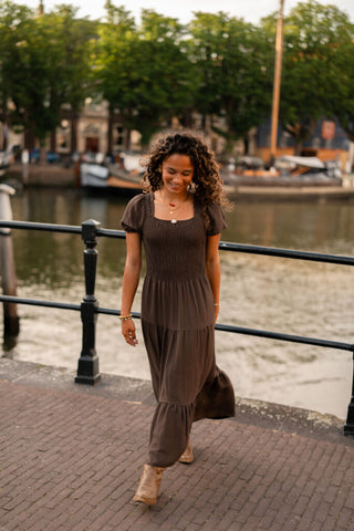 Fav dress saar brown – foto 4